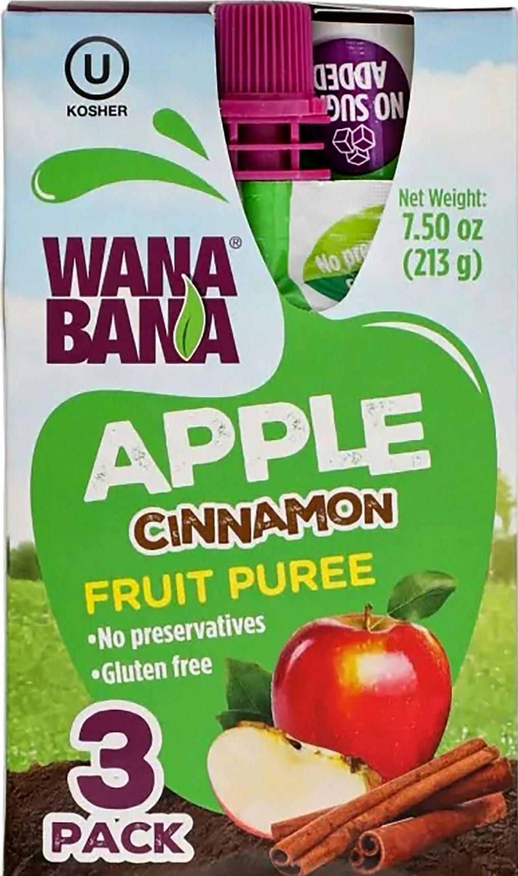 WanaBana fruit purée pouches
