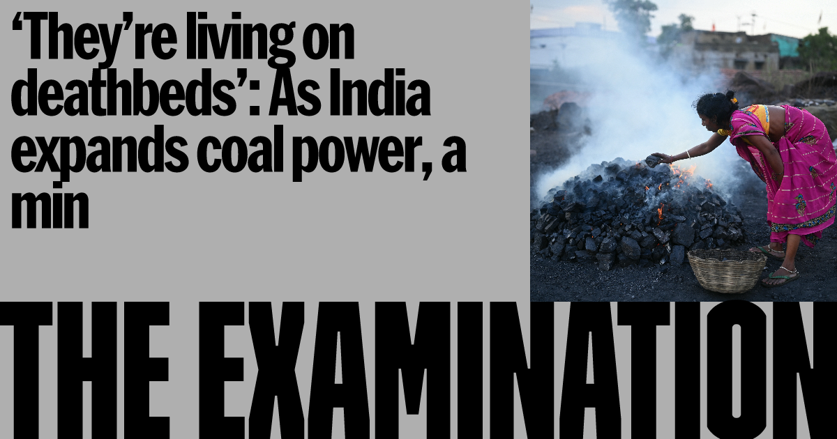 As India expands coal power, a mining town suffers